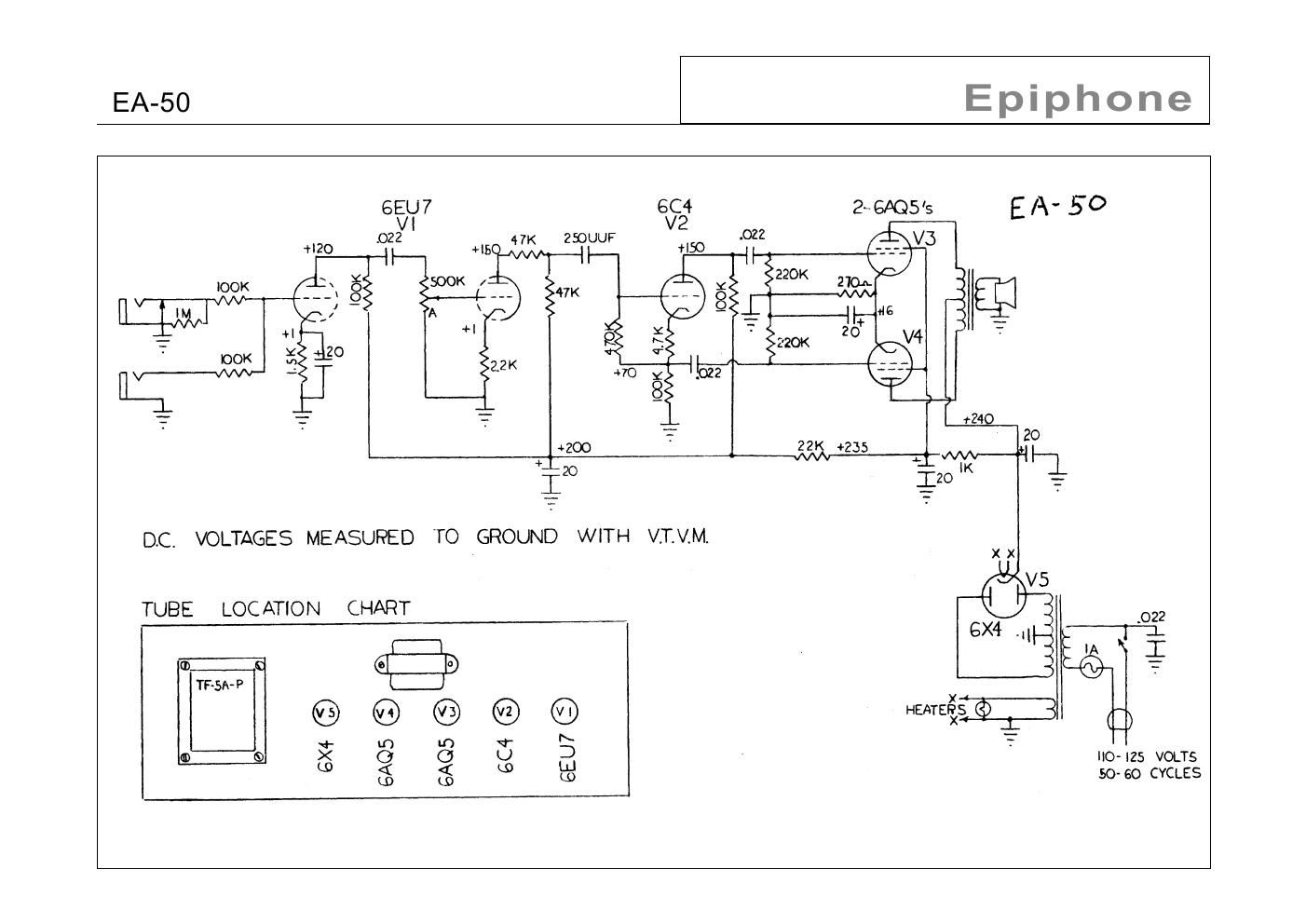 epiphone ea 50 pacemaker