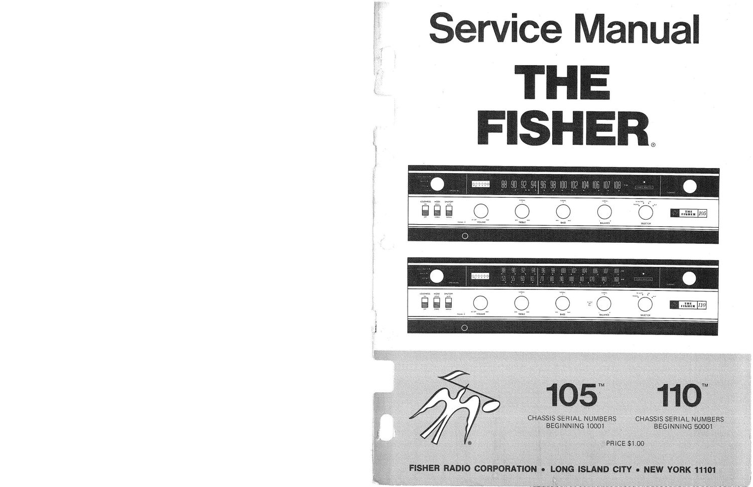 Fisher 105 110 Service Manual