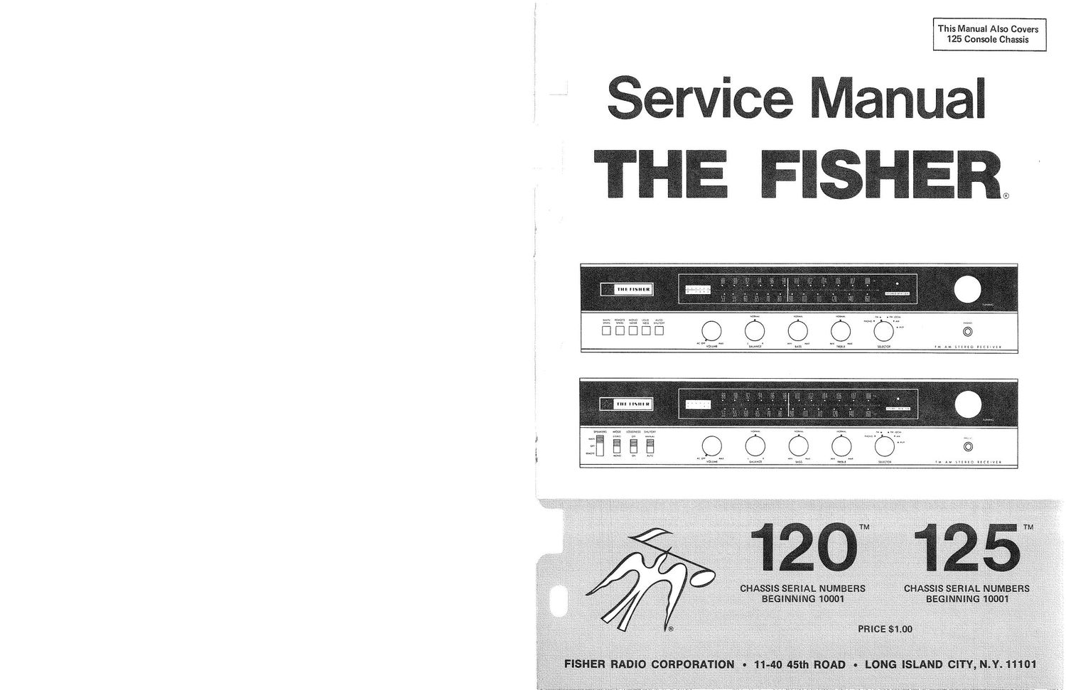 Fisher 120 Service Manual