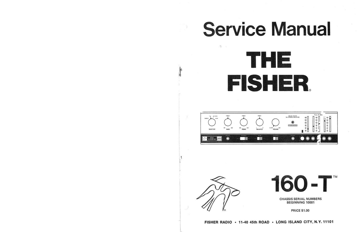 Fisher 160 T Service Manual