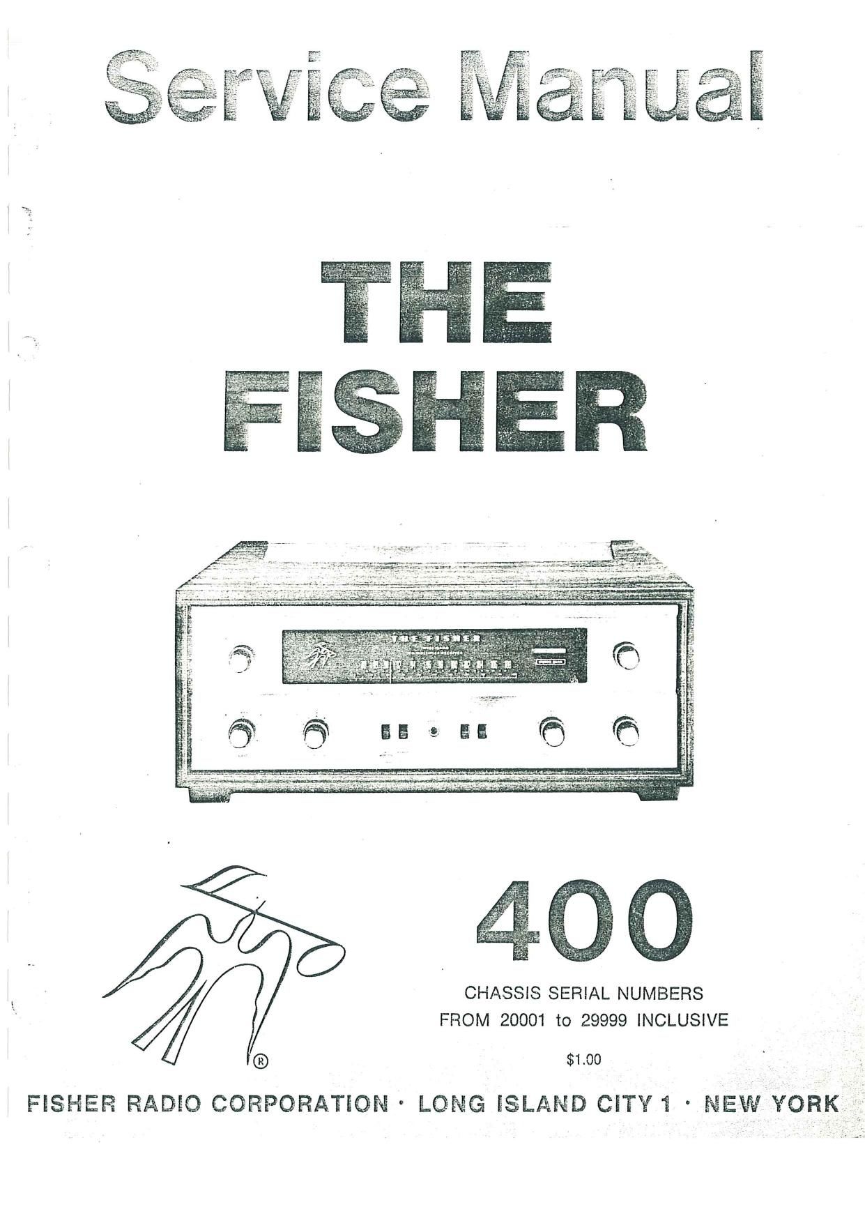 Fisher 400 Service Manual 4