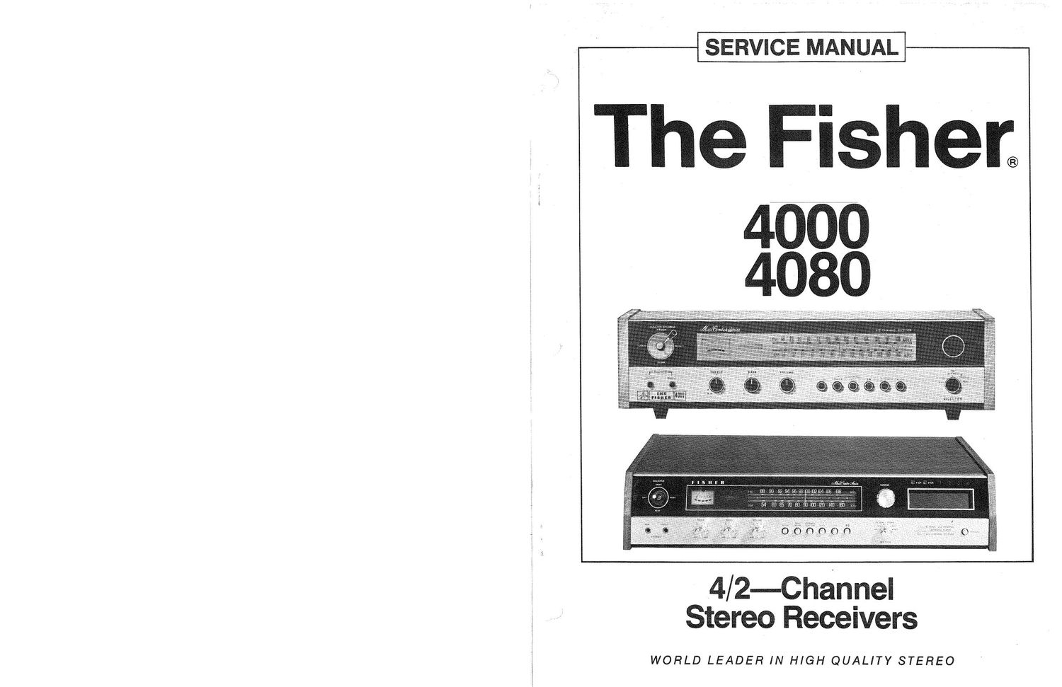 Fisher 4000 4080 Service Manual