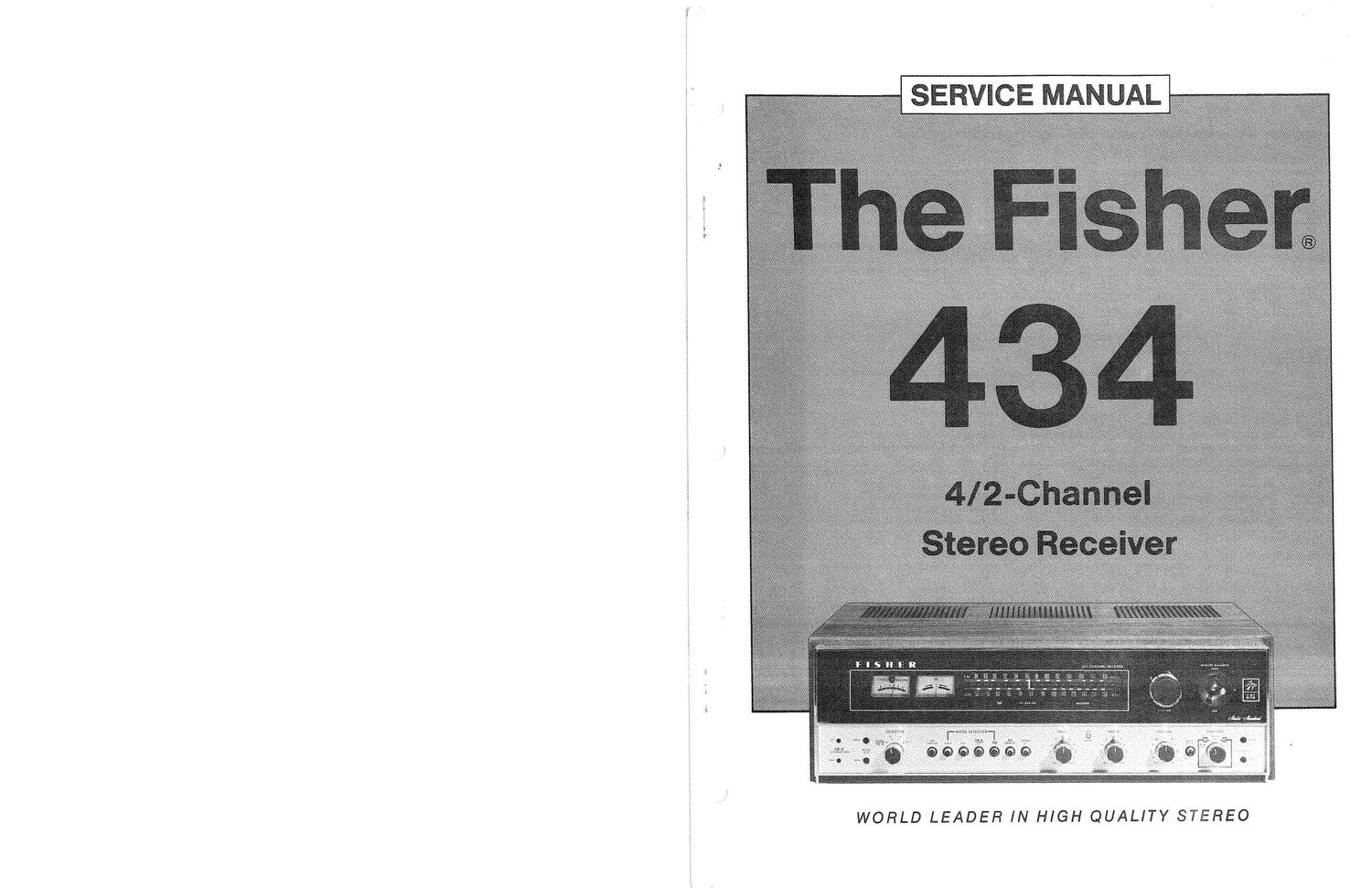 Fisher 434 Service Manual