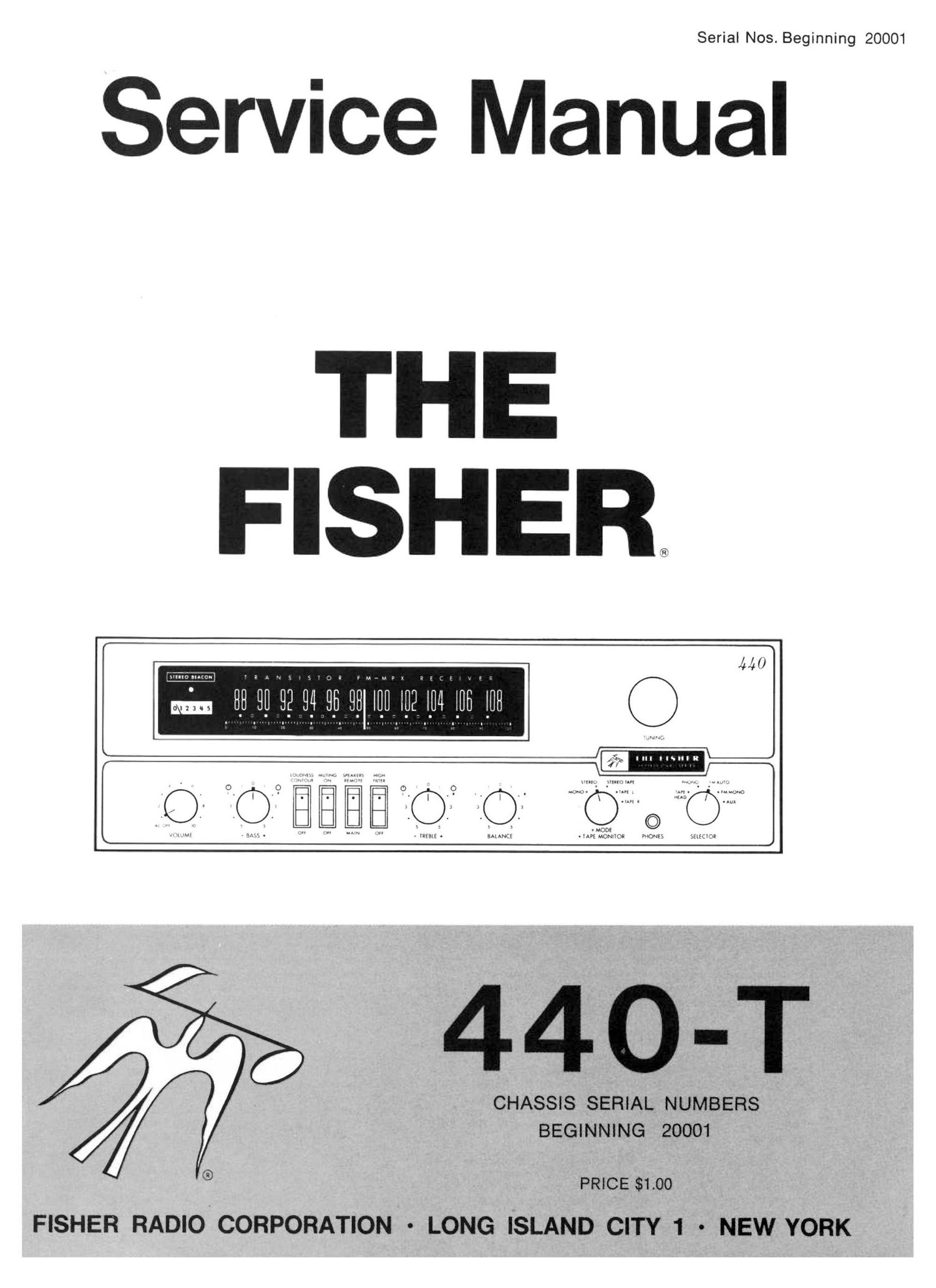 Fisher 440 T Service Manual