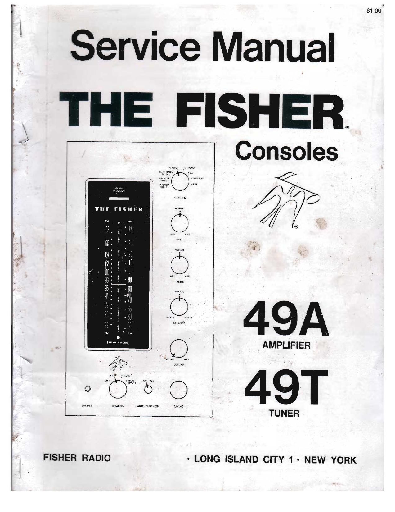 Fisher 49 A T Service Manual