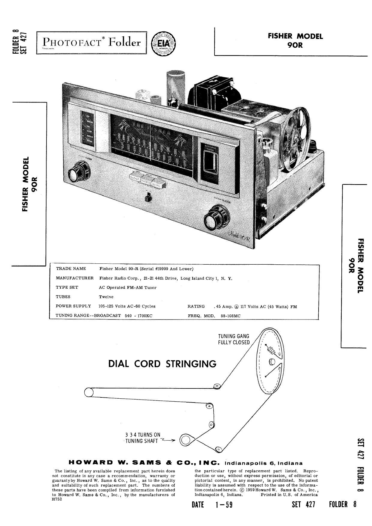 Fisher 90 R Service Manual 2