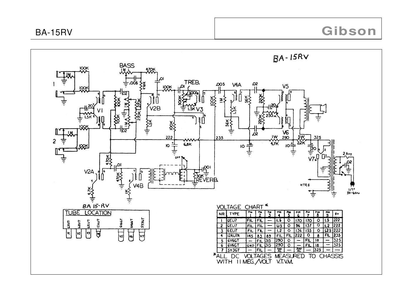 gibson ba 15rv