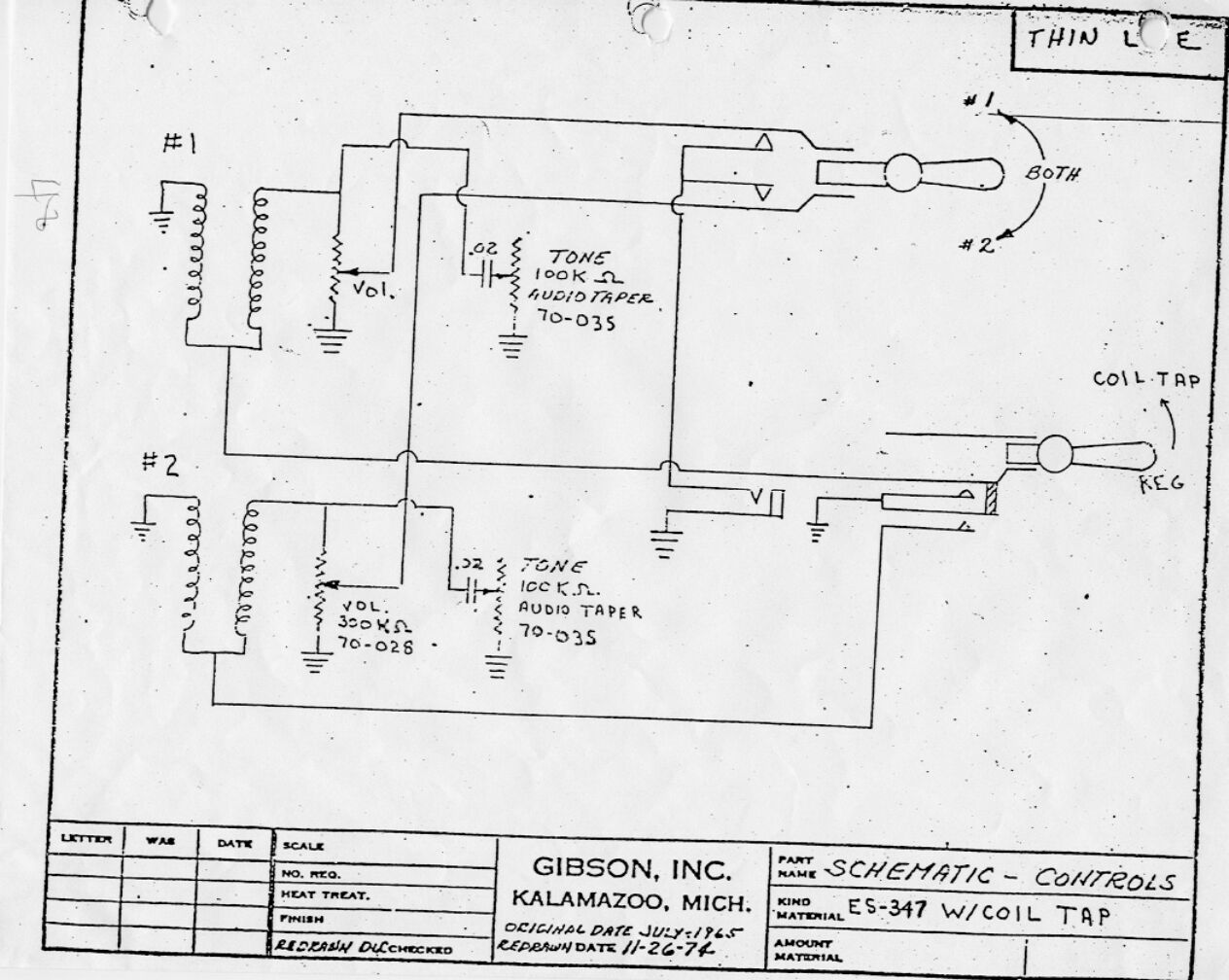 gibson es 347 with coil tap wiring diagram