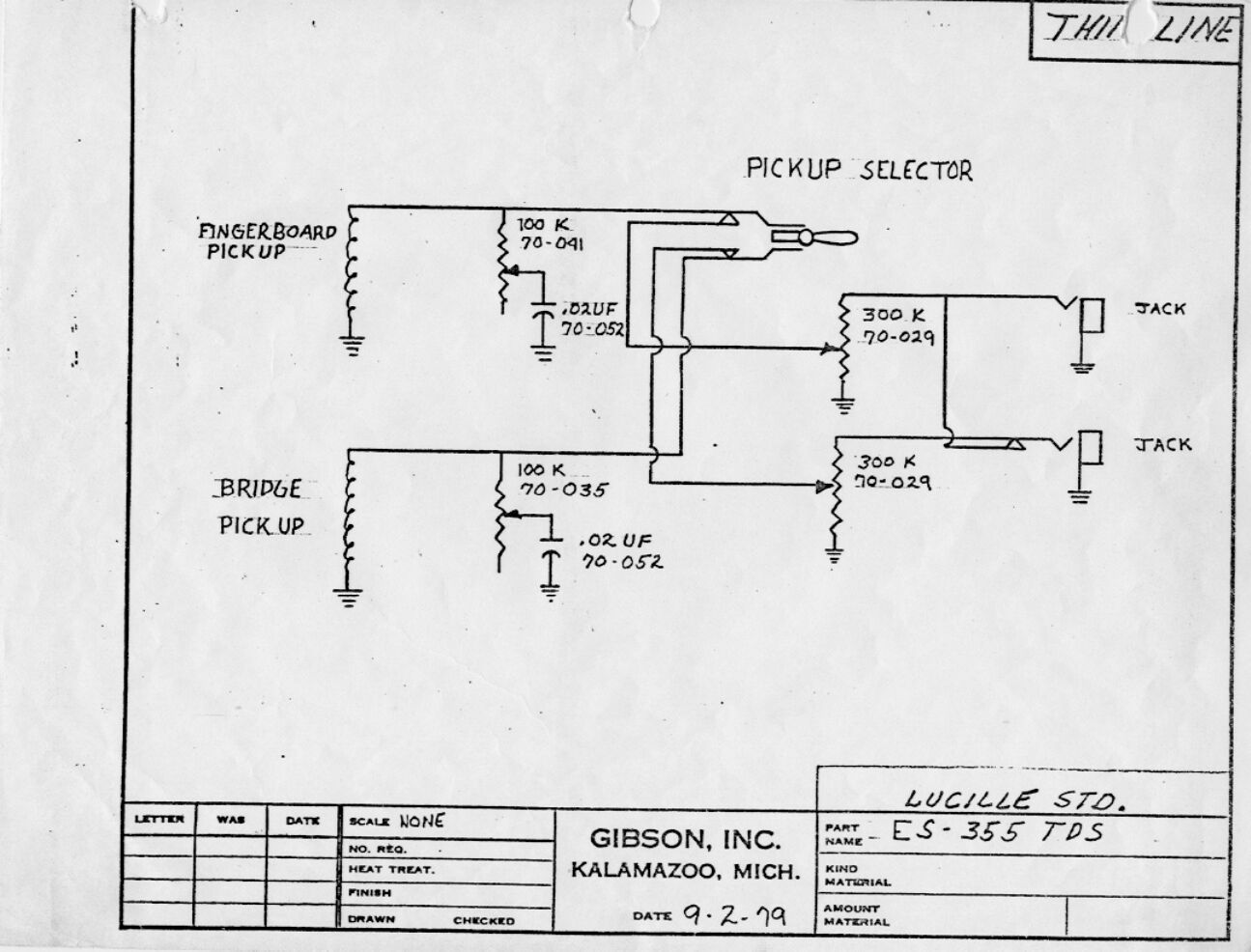 gibson es 355 lucille guitar wiring diagram