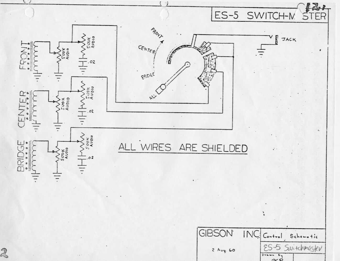 gibson es 5 switchmaster wiring diagram