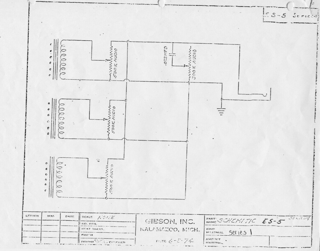 gibson es 5 wiring diagram