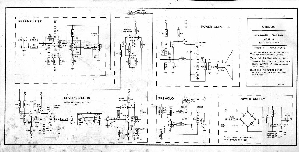 gibson g 10 g 20 g 30 schematic