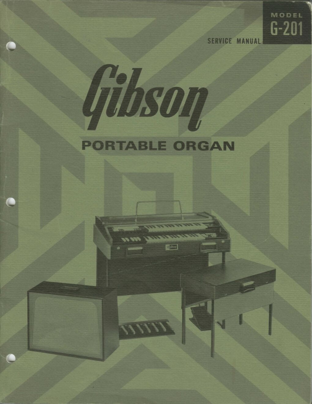 gibson g 201 portable organ service manual