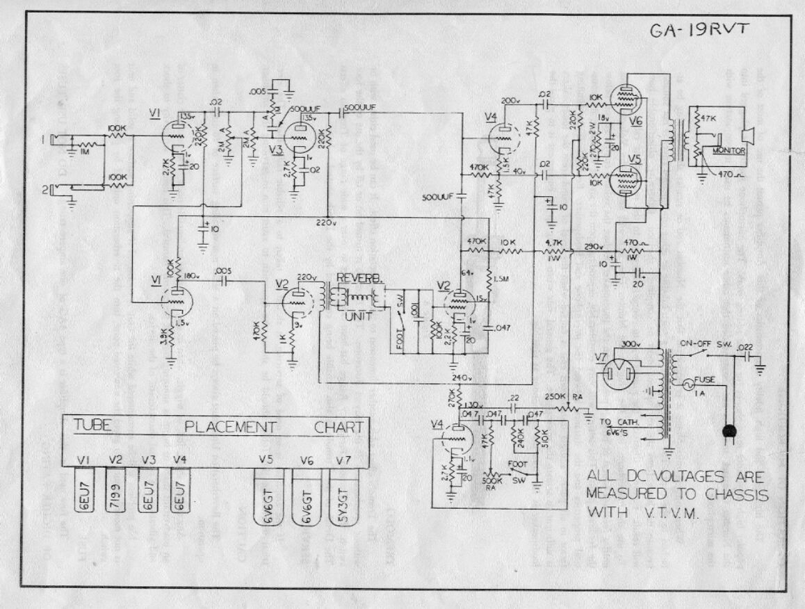 gibson ga 19rvt falcon schematic