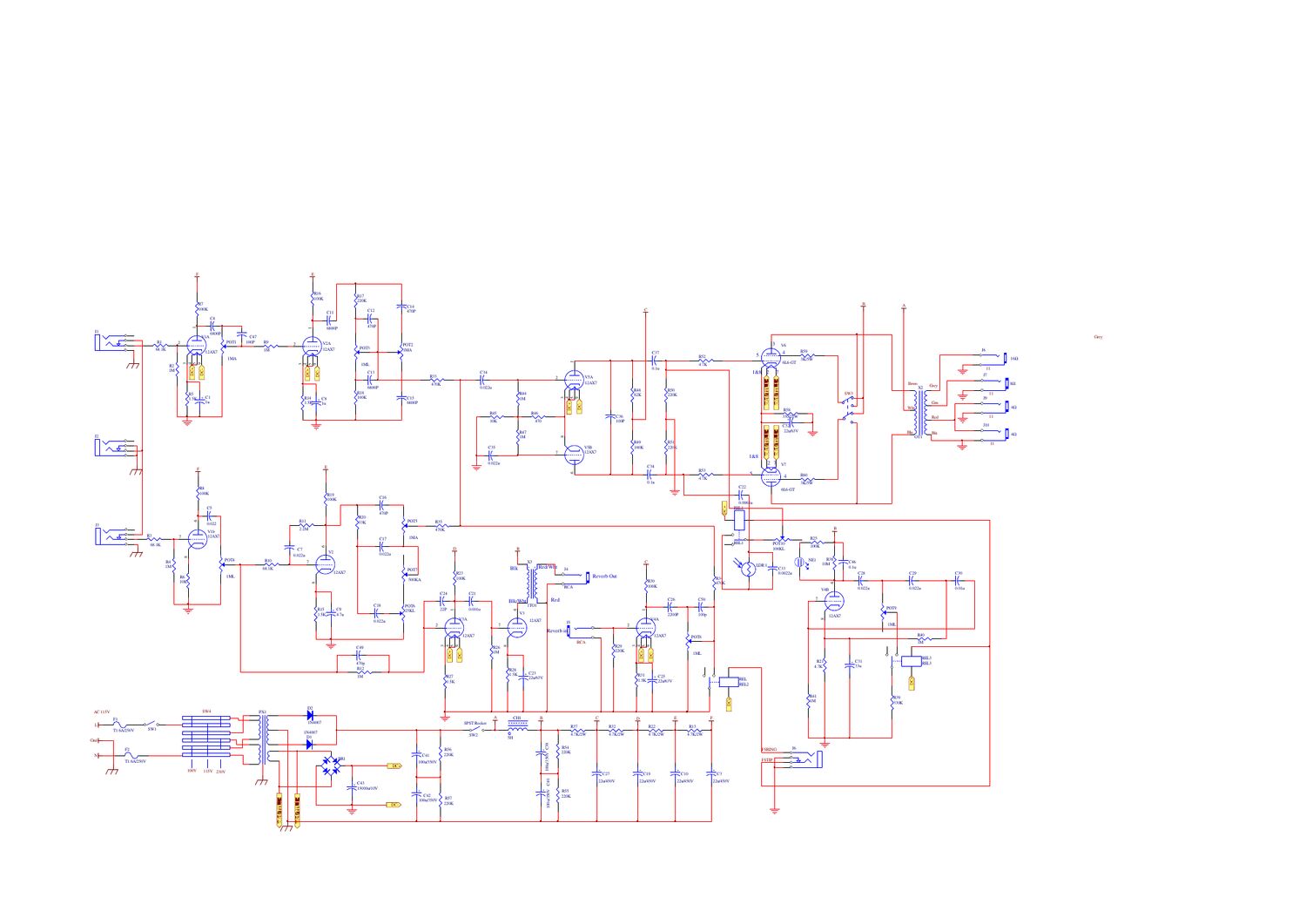 gibson ga 40 42rvt schematic