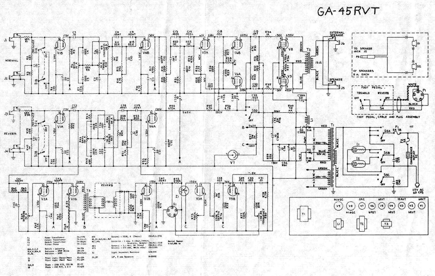 gibson ga 45rvt saturn schematic