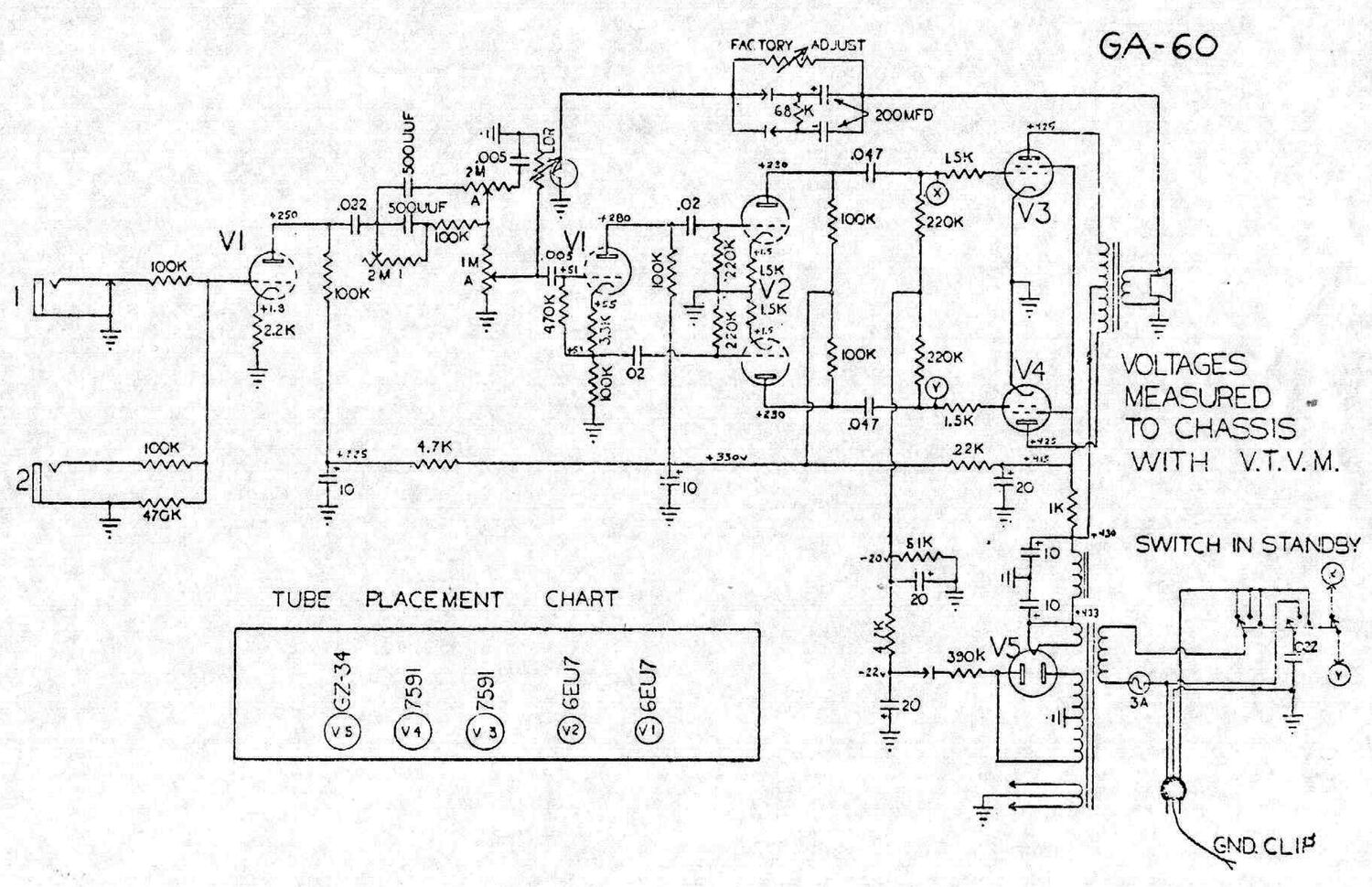 gibson ga 60 hercules schematic