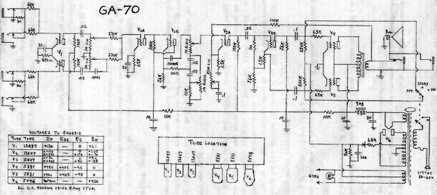 gibson ga 70 country western schematic