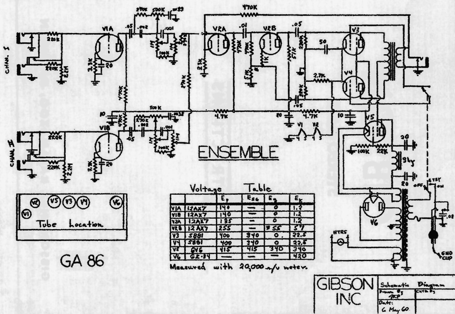 gibson ga 86