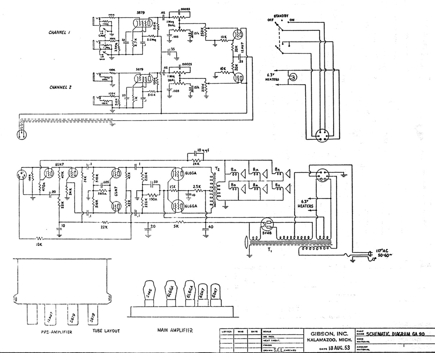 gibson ga 90 schematic