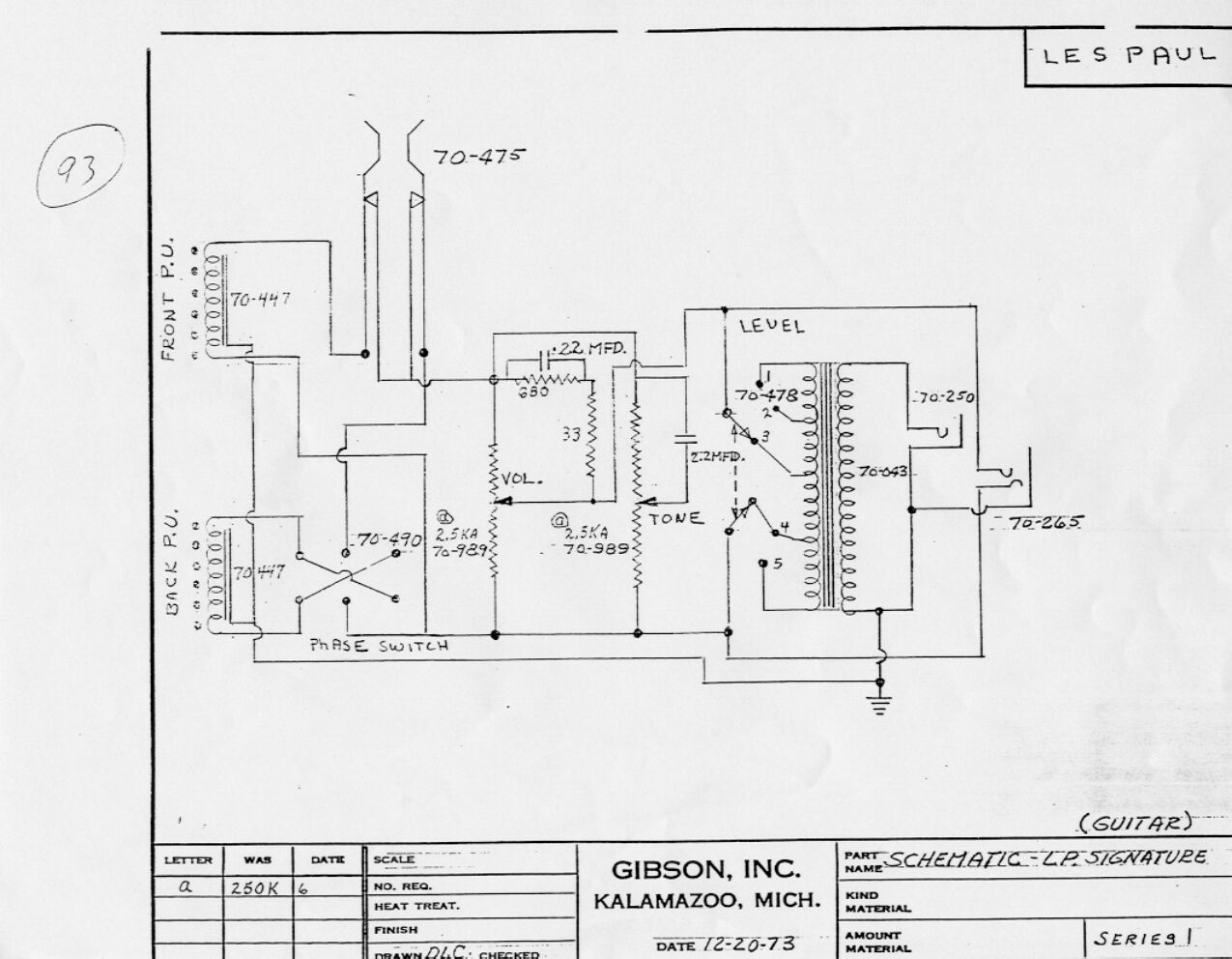 gibson lespaul signature wiring diagram