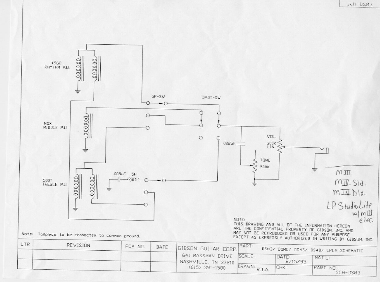 gibson m3 wiring diagram