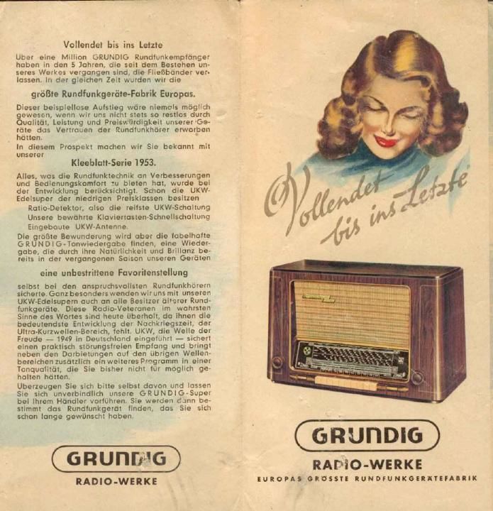 Grundig Kleeblatt 1953