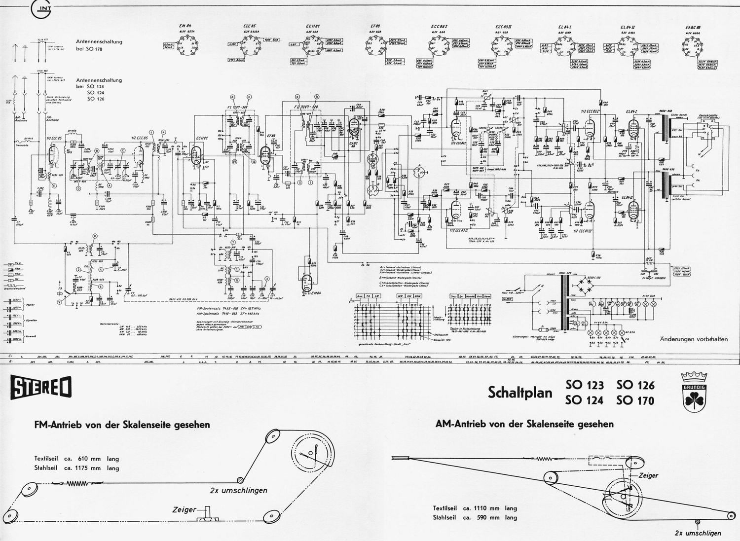 Grundig SO 123 Schematic