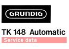 Grundig TK 148 Service Manual