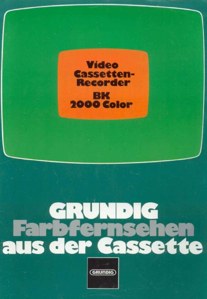 Grundig TK 2000 Color Brochure