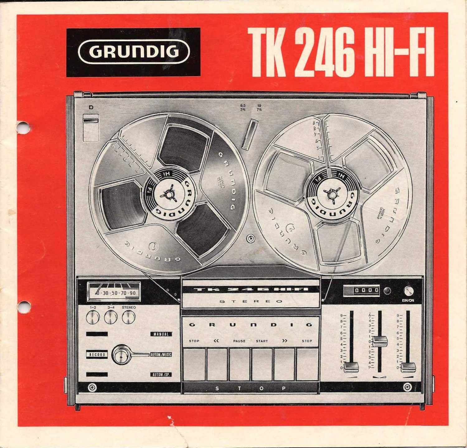 Grundig TK 246 Owners Manual