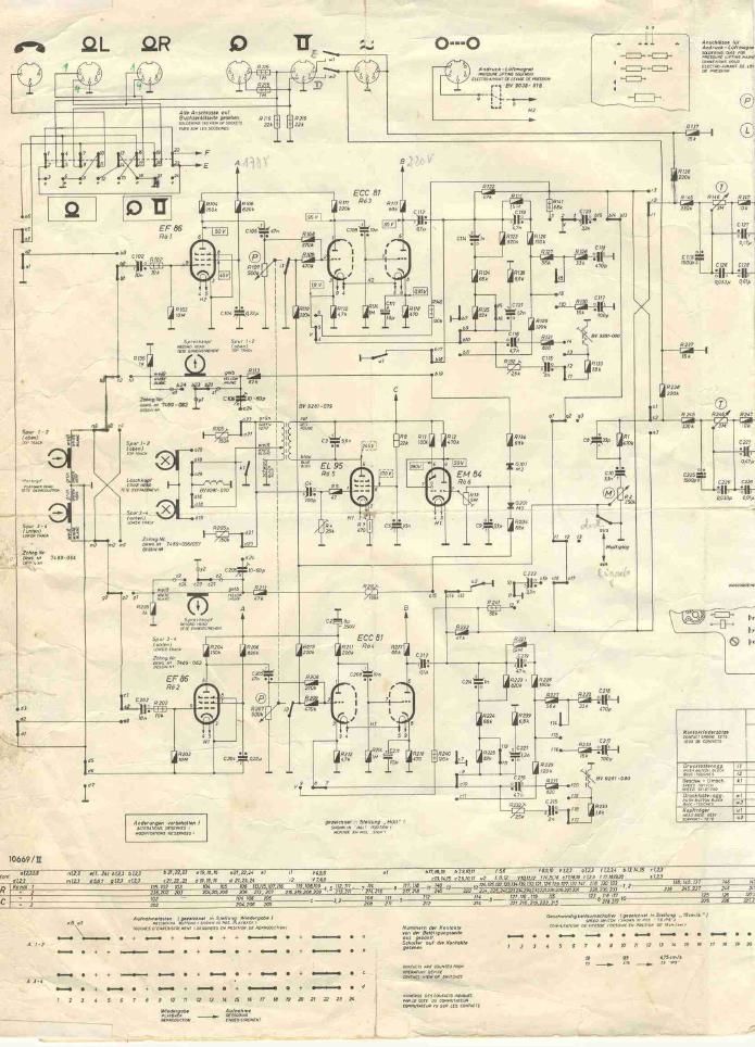 Grundig TK 340 Schematic