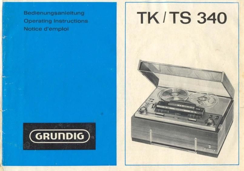 Grundig TK 340 Service Manual