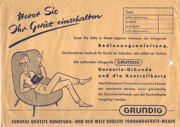 Grundig TK 35 Owners Manual