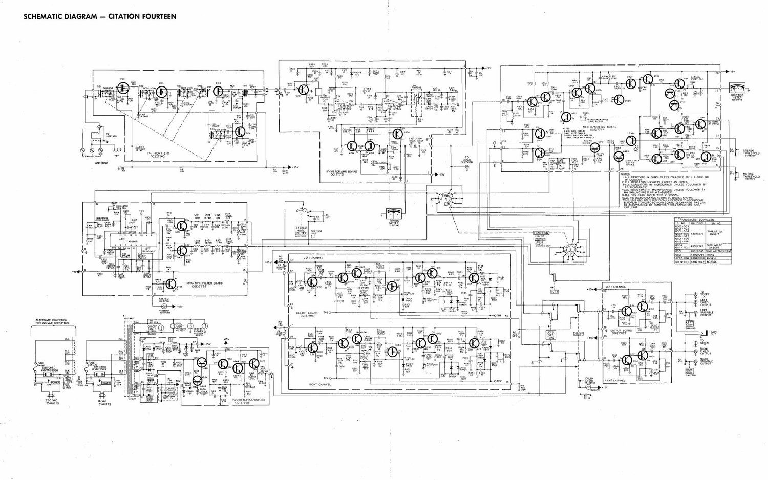 harman kardon citation 14 schematic