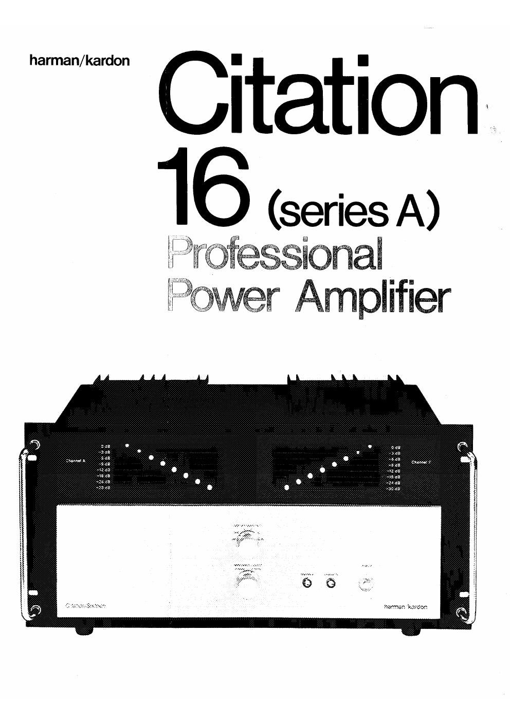 harman kardon citation 16a