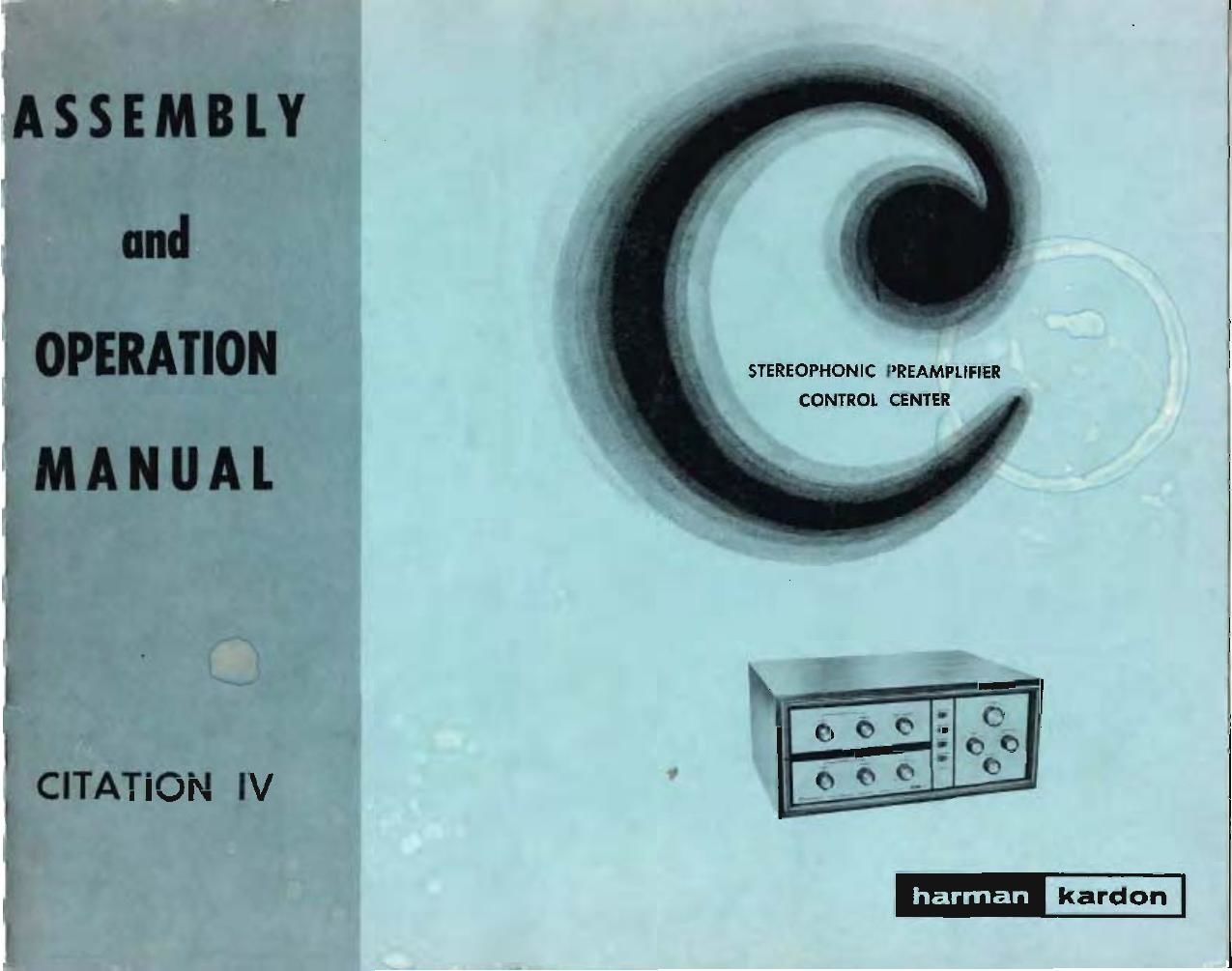 harman kardon citation 4