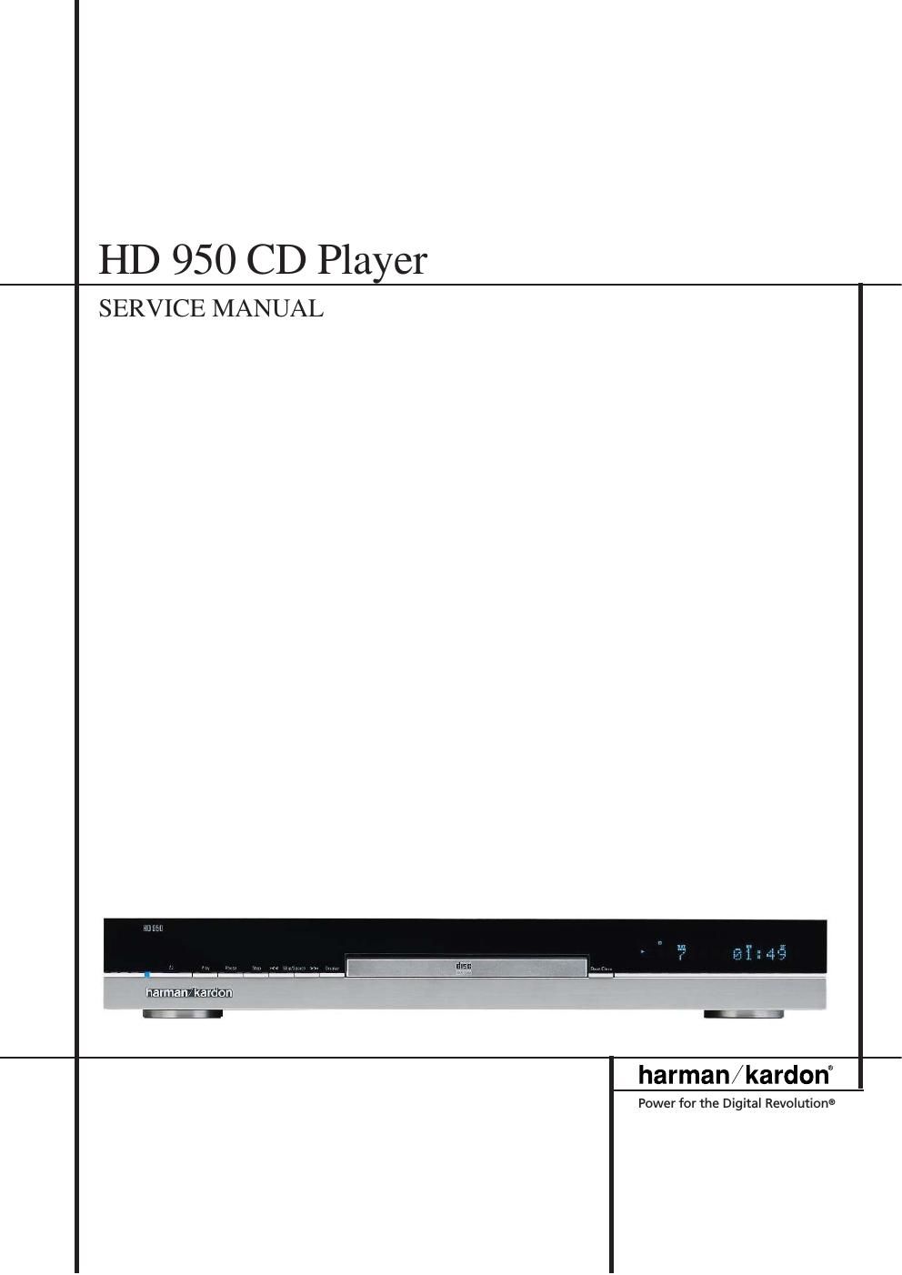 harman kardon hd 950 cd