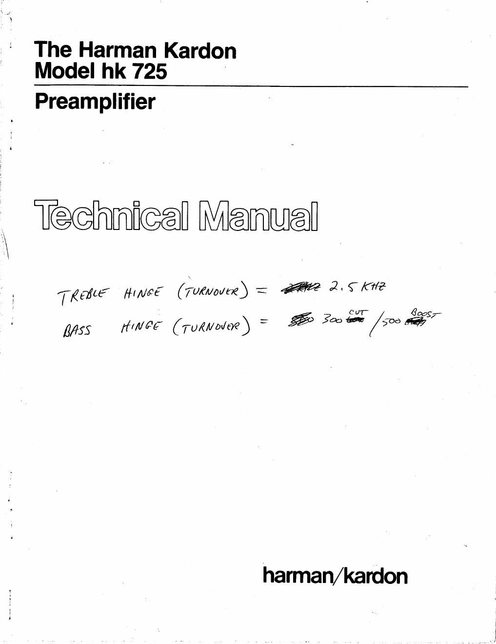 harman kardon hk 725 service manual 2