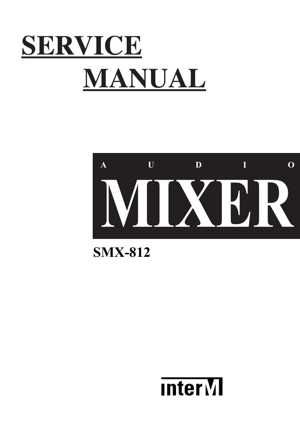 interm smx 812 mixer