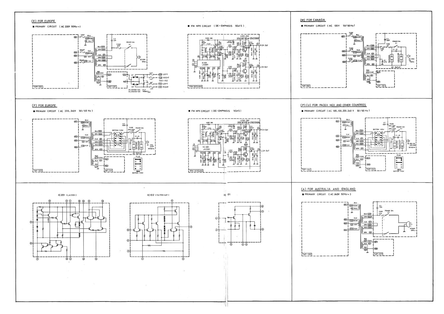 Jvc 4 VR 5446 Schematic