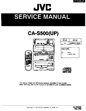 Audio Service Manuals - j / jvc / jvc-ca