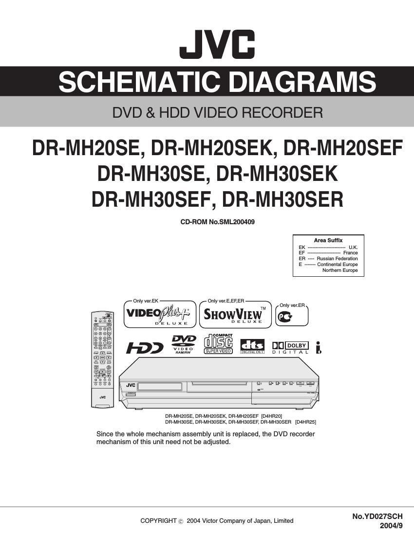 Jvc DRMH 30 SE Schematic