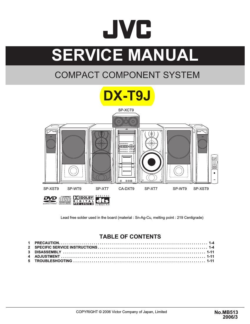 Схема jvc ca dxt9