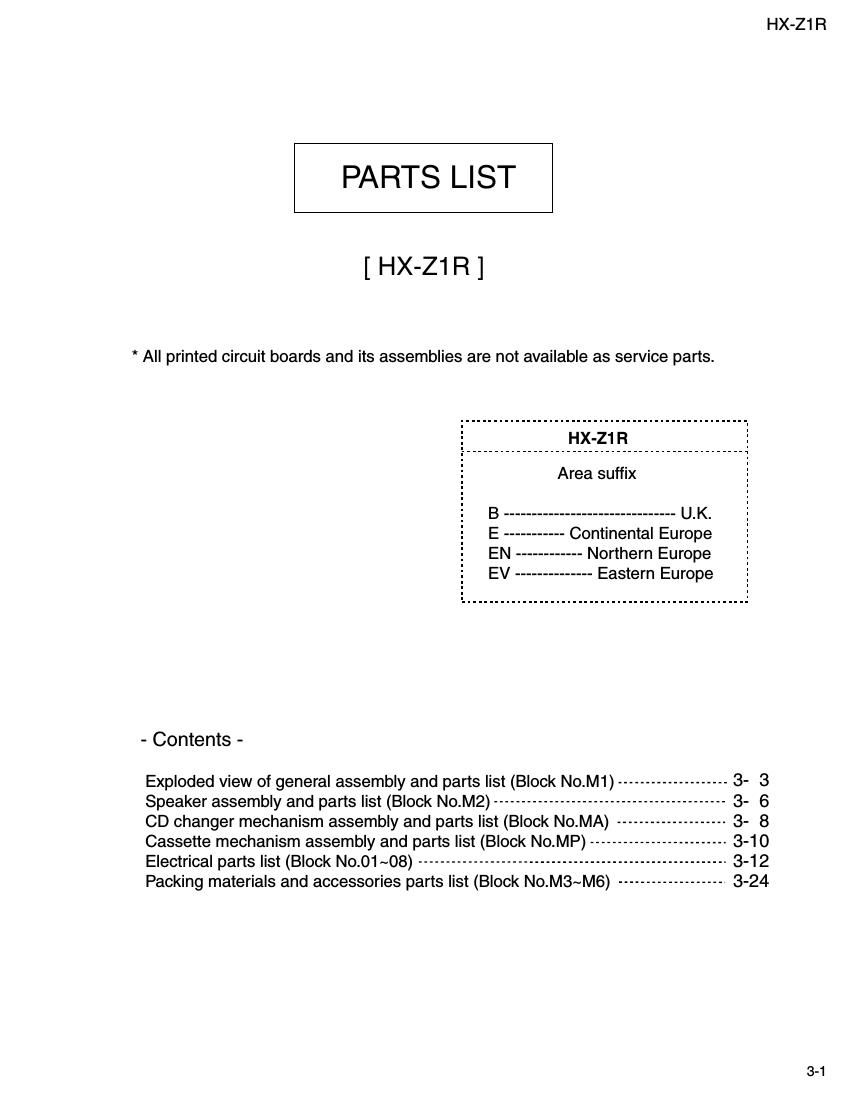 Jvc HXZ 1 R Service Manual 2