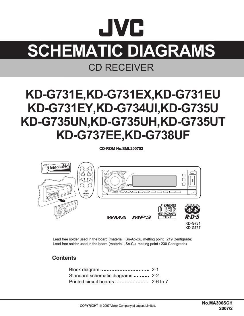 Jvc KDG 734 UI Service Manual