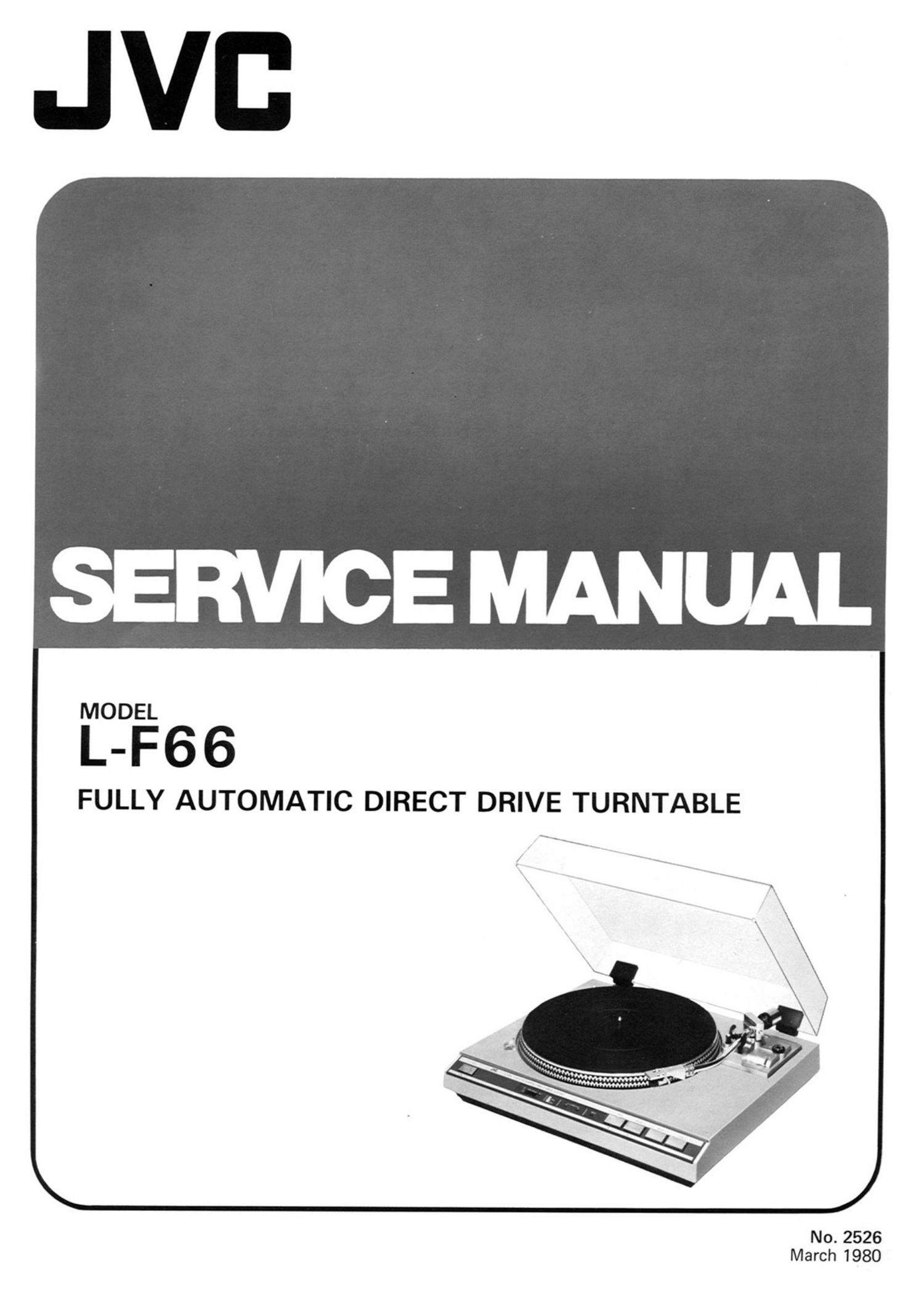 Jvc LF 66 Service Manual