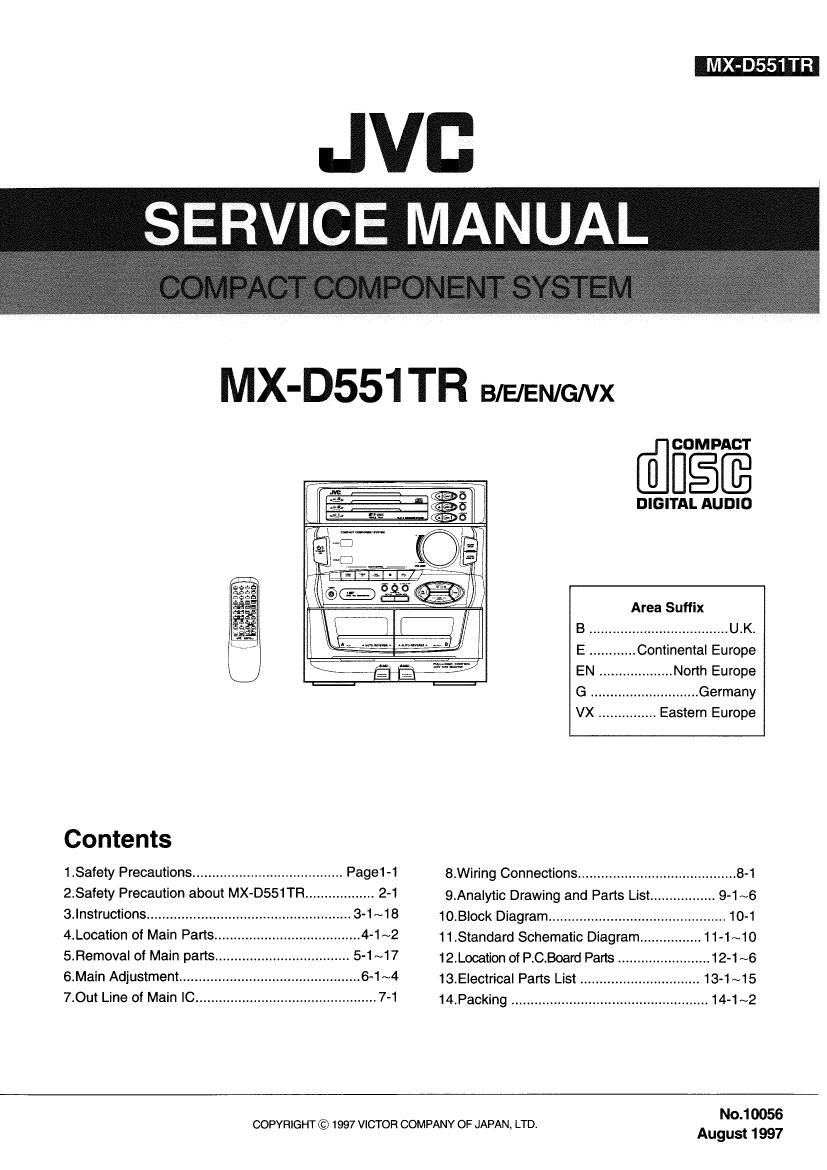 Free Download Jvc Mxd 551 Tr Service Manual