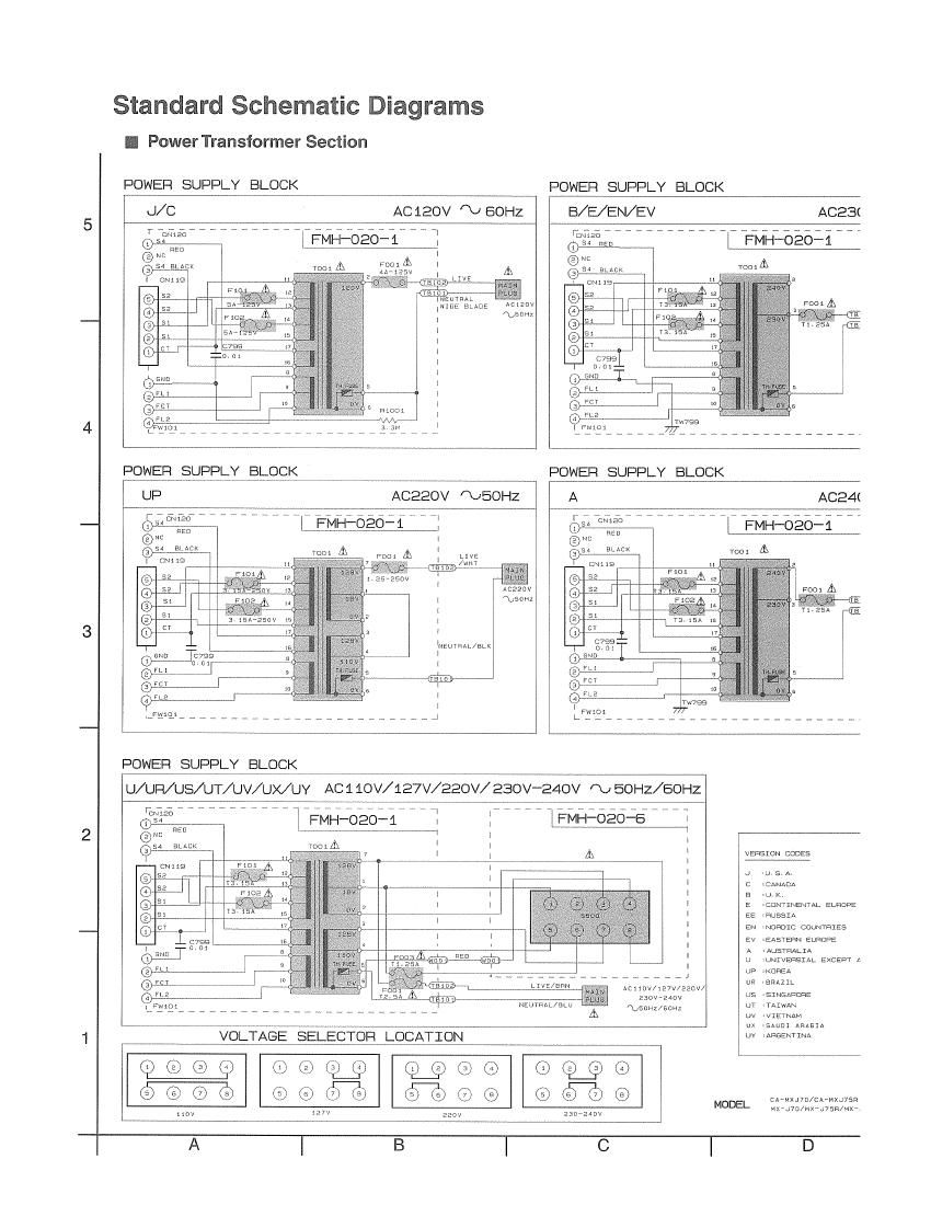 Jvc MXJ 800 Schematic