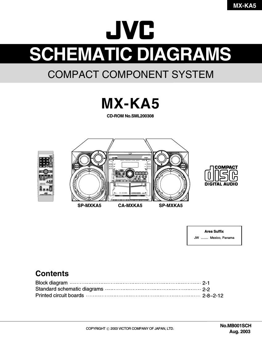 Jvc MXKA 5 Service Manual